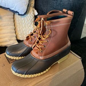 L.L Bean Boots, 8” Flannel-Lined Insulated Women’s Size 11 M